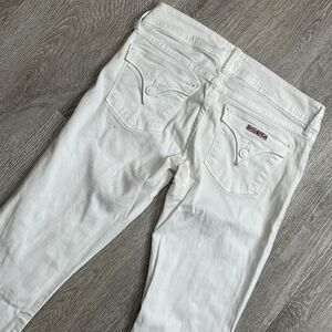 Hudson Jeans Womens Size 27 White Beth Baby Boot Cut Denim Inseam 31 Inch